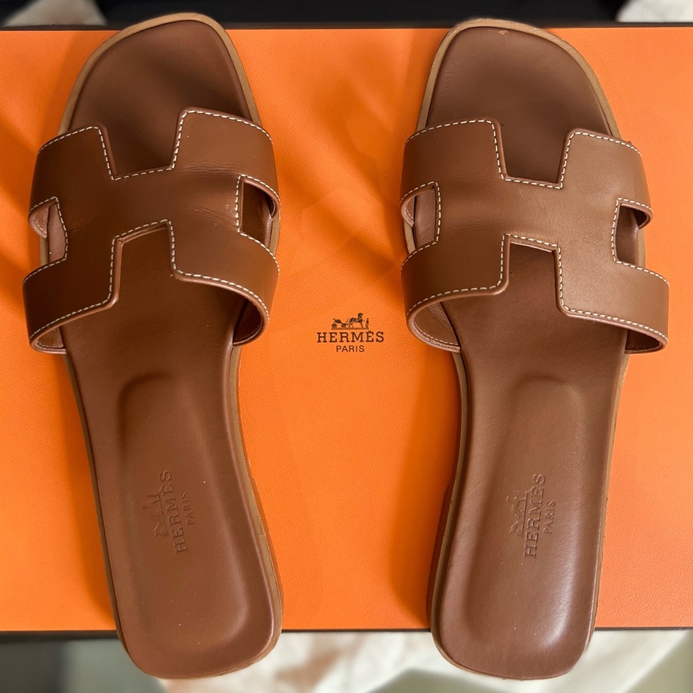Hermes Oran Sandal, Size 36